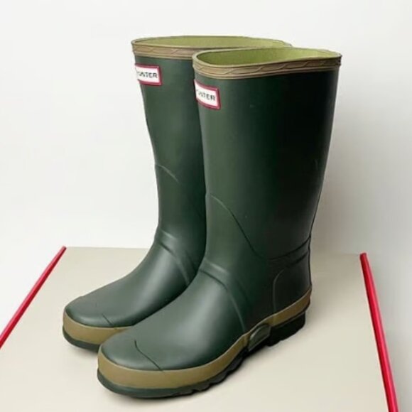 NEW HUNTER Men's Gardener Boots Dark Olive 126mn